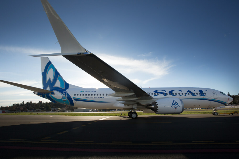 SCAT Airlines anuncia pedido por siete Boeing 737 MAX 8