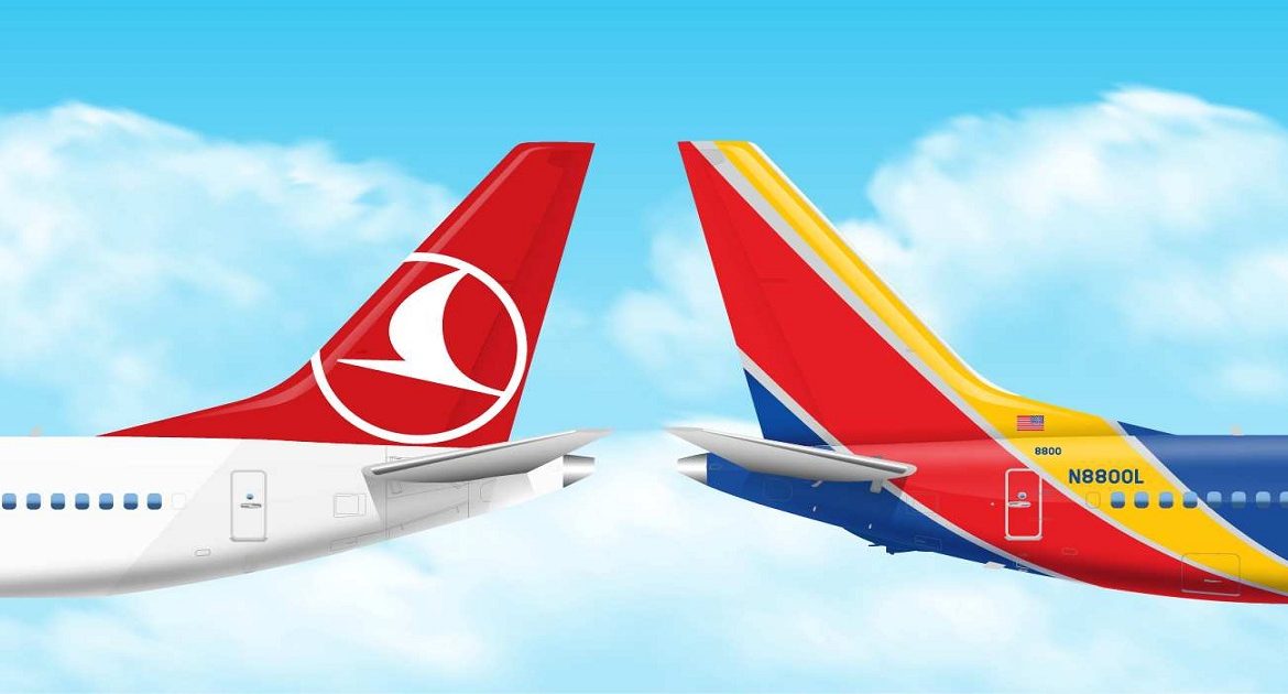 Southwest y Turkish Airlines anuncian alianza para viajes transatlánticos en 2026