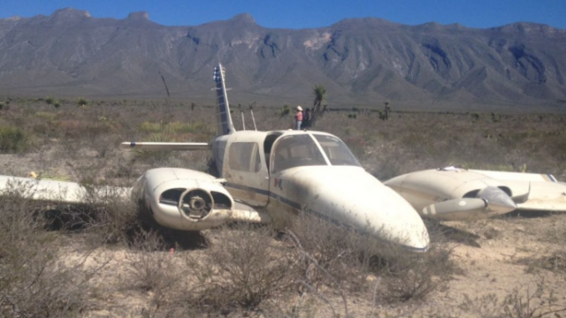 Cae aeronave de escuela de vuelo en Nuevo León.