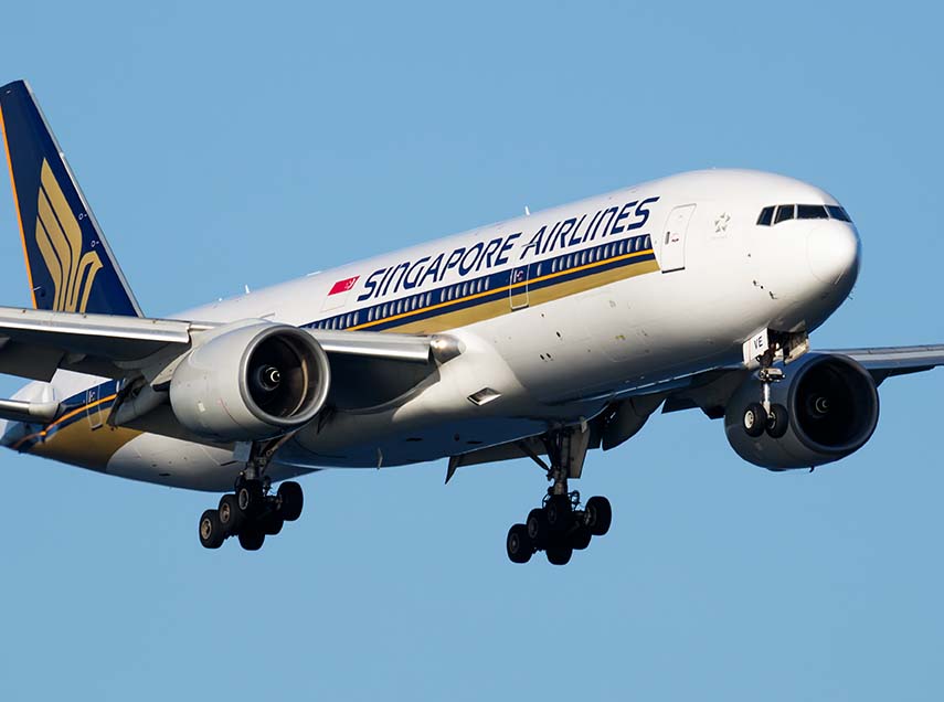 Singapore Airlines y Scoot reemplazaran parte de su combustible por SAF