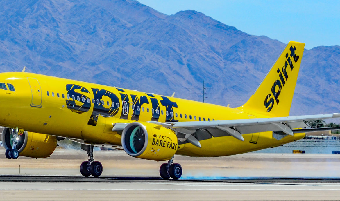 A320neo de Spirit Airlines sufre ingesta de ave durante la carrera de despegue