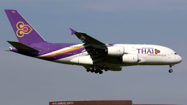 Thai Airways busca compradores para dos de sus equipos Airbus A380