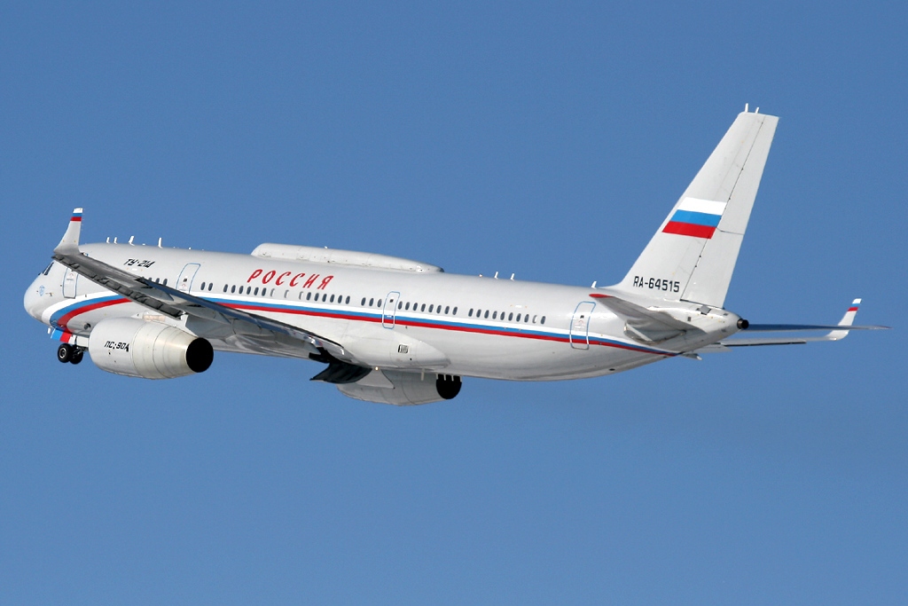 Convoy de aviones del gobierno ruso despega de Moscú