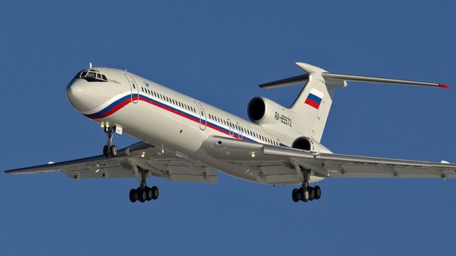 Recuperan grabadora de vuelo de TU-154 accidentado en Sochi