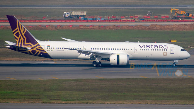 Vistara recibe su primer Boeing 787 Dreamliner