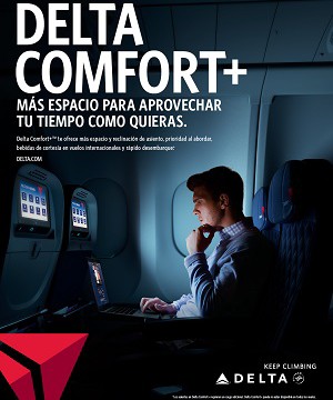 Delta lanza campaña publicitaria para resaltar su servicio a bordo y la conectividad entre México y los Estados Unidos