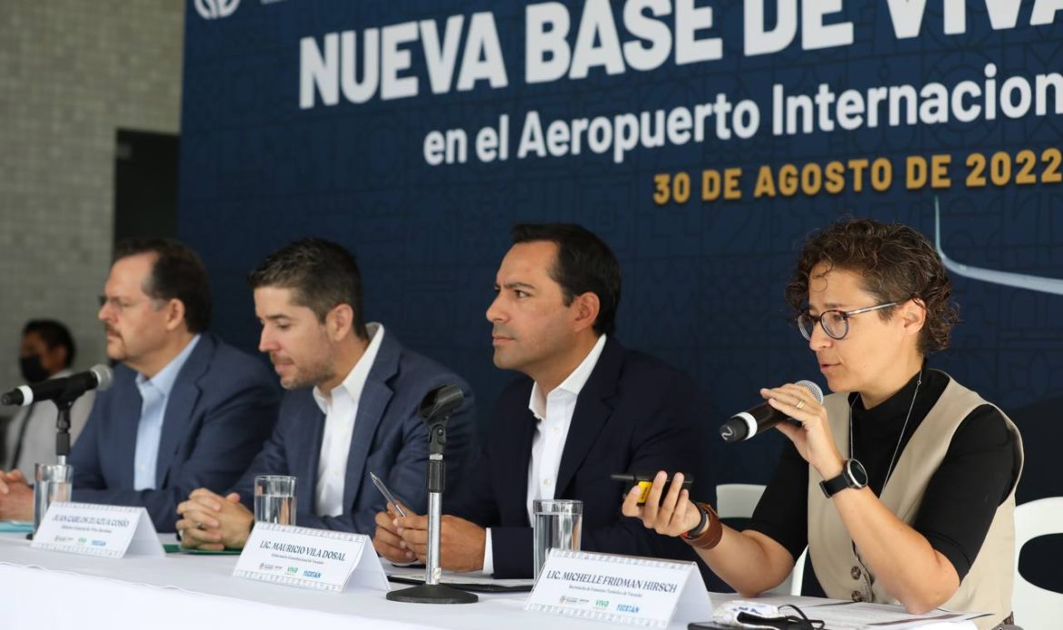 Inaugura Viva Aerobus nueva base operativa en Mérida