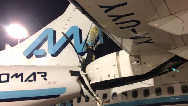 Aviones de Aeromar sufren grave incidente en AICM