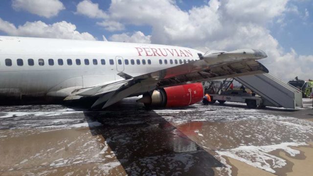 737 de Peruvian Airlines sufre incidente en Bolivia