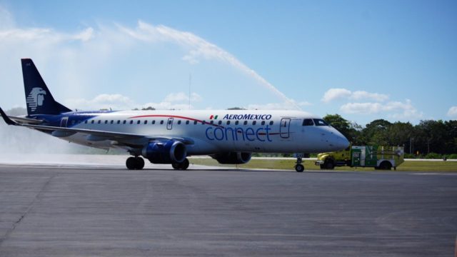 Aeroméxico inaugura la ruta entre Ciudad de México y Chetumal