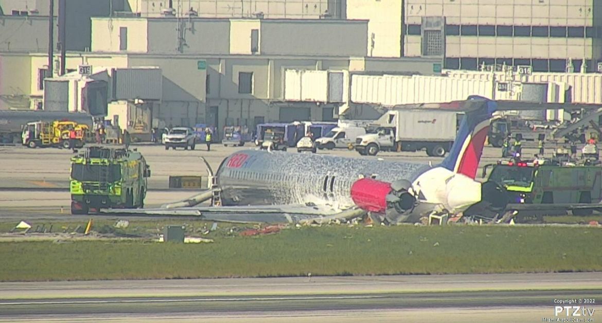 Se accidenta durante aterrizaje MD-82 de Red Air en Miami