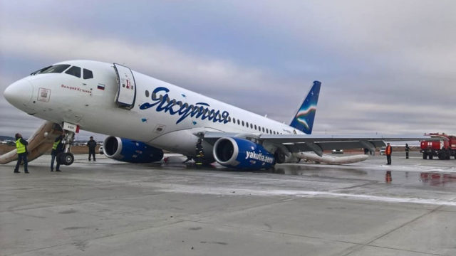 Datos incorrectos por parte del CTA son atribuidos a la excursión de pista del vuelo R3-414 de Yakutia Airlines