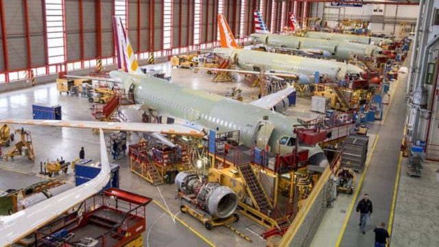 Airbus podría reducir aún más el ritmo de producción del A320