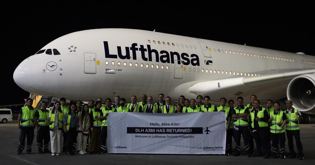 Lufthansa reactivó por primera vez uno de sus A380