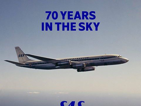 SAS Scandinavian Airlines cumple 70 años