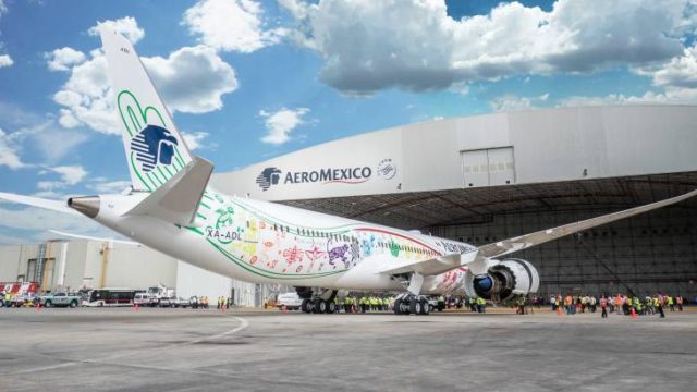 Aeroméxico recibe 5 estrellas por el servicio brindado a sus pasajeros