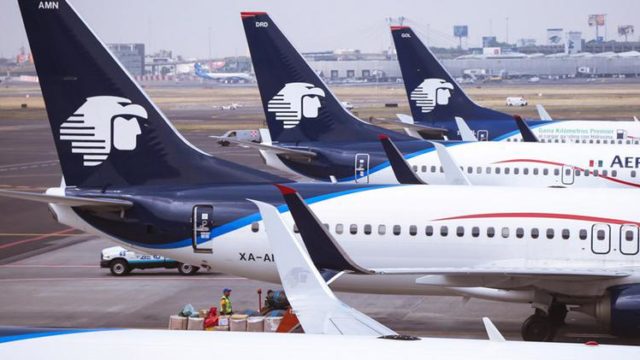 Aeroméxico retira aviones de flota y cancela rutas