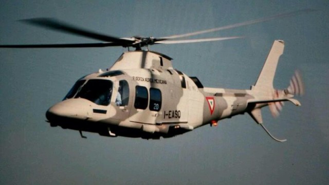 Cae helicóptero de Fuerza Aérea Mexicana en Estado de México