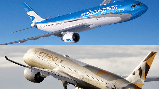 Etihad Airways y Aerolíneas Argentinas han lanzado una nueva asociación de código compartido