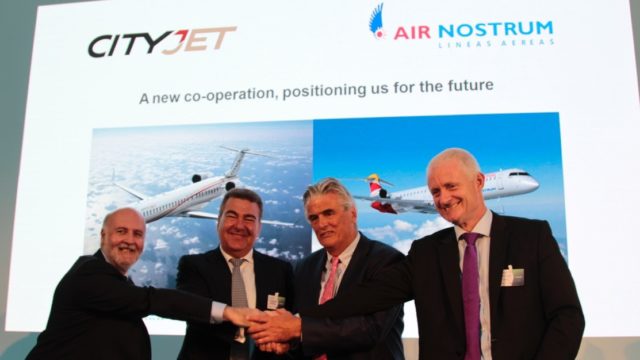 CityJet y Air Nostrum anuncian fusión
