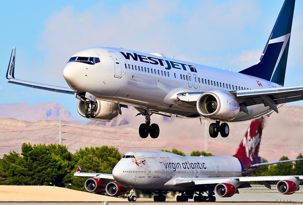 WestJet y Virgin Atlantic amplían beneficios de lealtad para viajeros