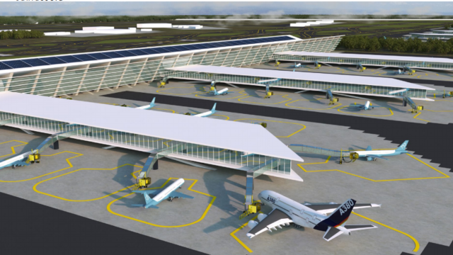 Así es la propuesta de construir dos pistas y terminal en Santa Lucia