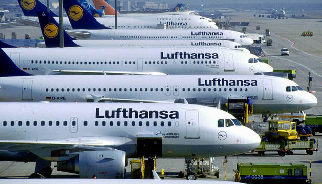 Lufthansa dejará en tierra más de 150 aviones por crisis del Coronavirus