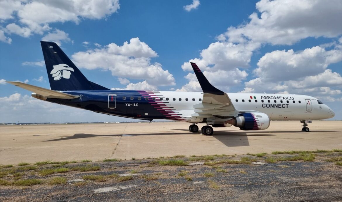 Aeroméxico estrena nueva imagen en sus aviones