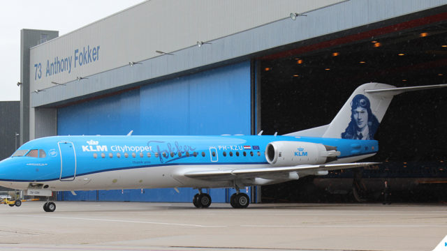 KLM despide el Fokker 70