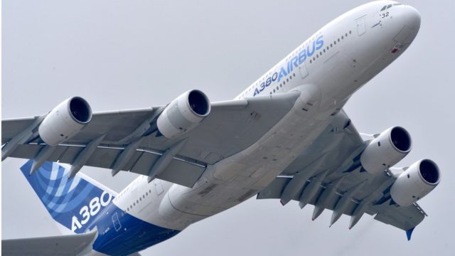 Airbus podría disminuir ritmo de producción de A380 a seis por año