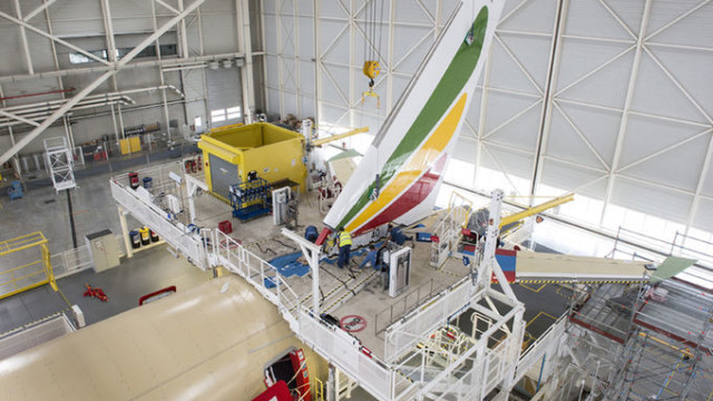 Comienza ensamblaje final del primer A350 para Ethiopian Airlines