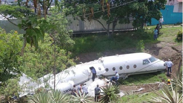 Gulfstream G200 se accidenta en Tegucigalpa, Honduras