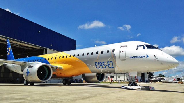 Embraer anuncia pedido por 30 aviones E195 E-2 a cliente no revelado