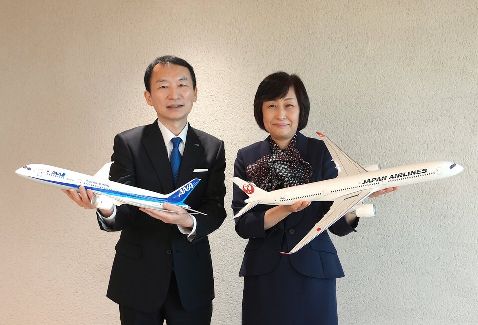 ANA y Japan Airlines presentan nueva edición de su informe conjunto sobre SAF