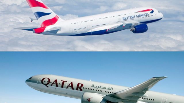 British Airways utilizará aeronaves de Qatar Airways durante huelga