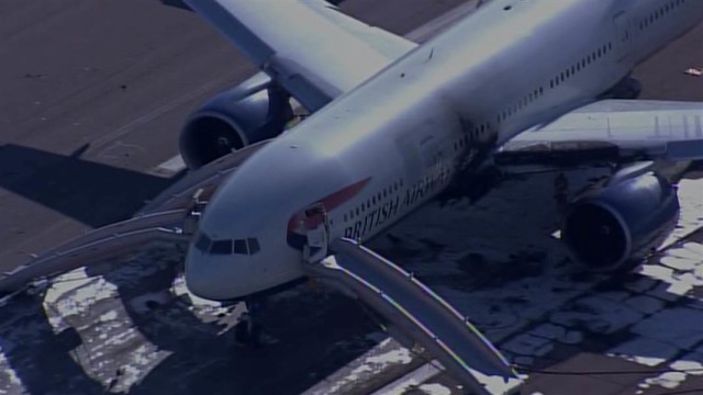 British Airways reparará el B777 que se incendió en Las Vegas