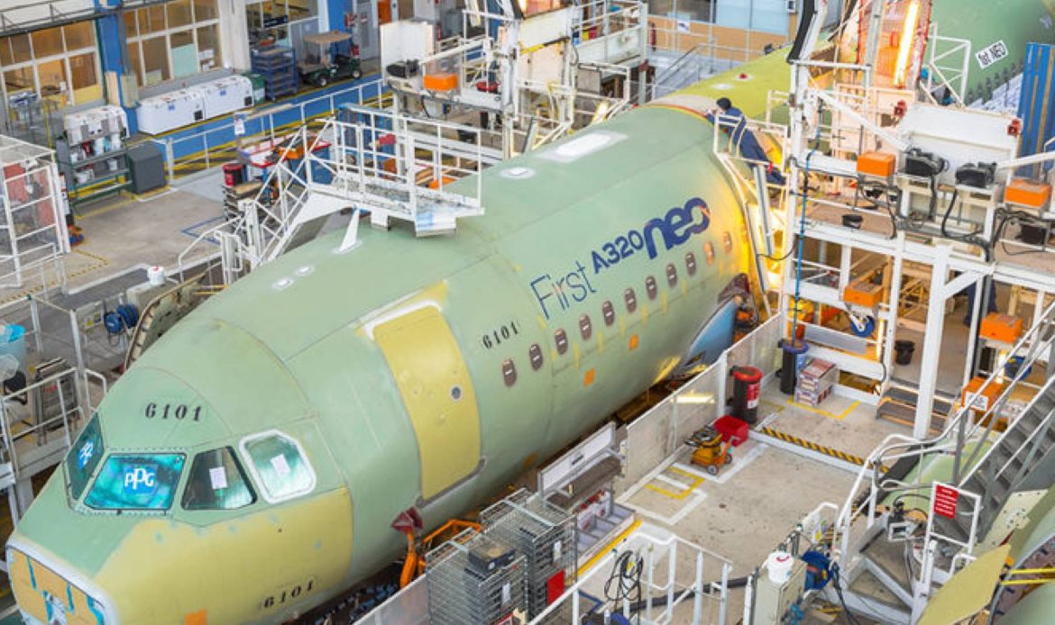 Airbus inaugura nueva línea de montaje final para su A320