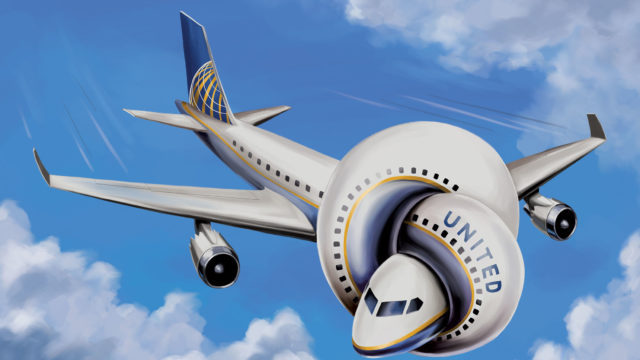 Las acciones de United Airlines caen $1.4 mil millones