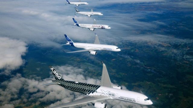 Airbus aumenta precio de lista de sus aviones comerciales