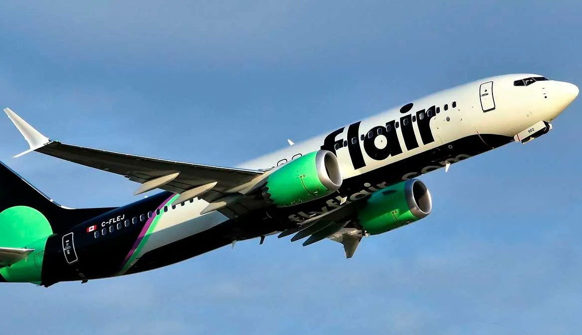Flair Airlines se mantiene como una de las aerolíneas más puntuales de Canadá