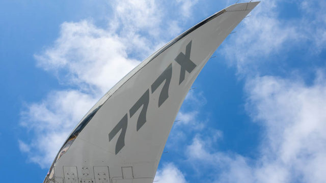 Boeing espera realizar el primer vuelo de prueba del B777X esta semana