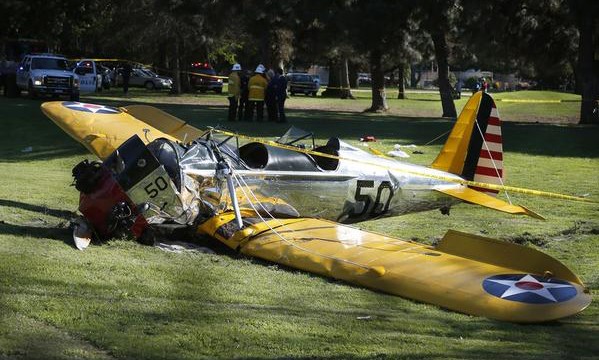 Se estrella avión de Harrison Ford.