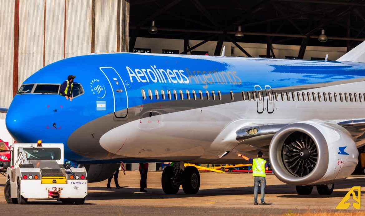 Aerolíneas Argentinas suma un nuevo 737 MAX 8 a su flota