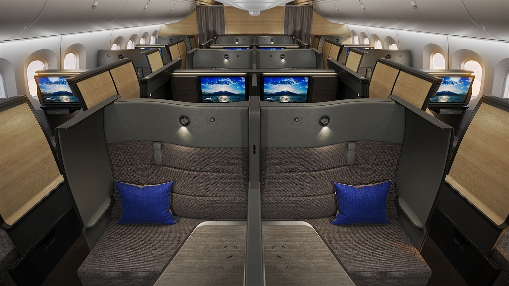 All Nippon Airways presenta nuevo asiento clase Bussines