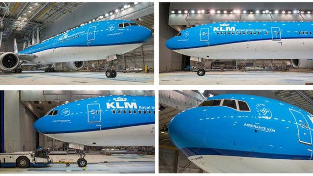 B777 de KLM con nueva imagen