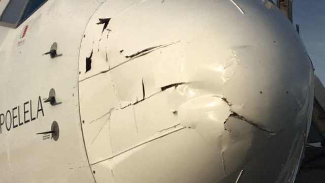 Boeing 737 de LAM choca con dron en aproximación