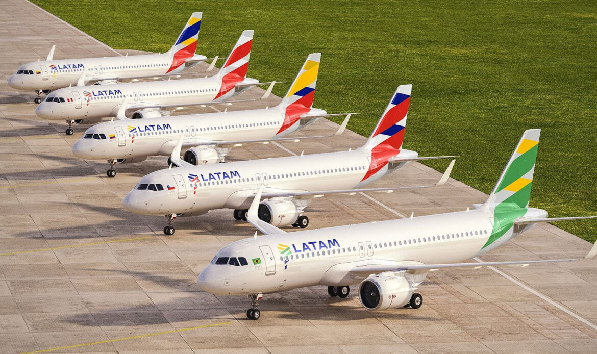 Aviones de LATAM recibirán cambio de imagen para conmemorar presencia en Latinoamérica