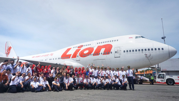 Lion Air retira ultimo B747 de su flota