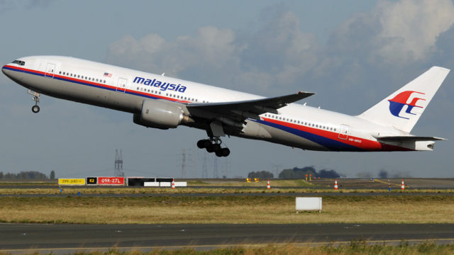 Se reduce a 3 puntos la ubicación del desaparecido vuelo MH370 de Malaysia Airline