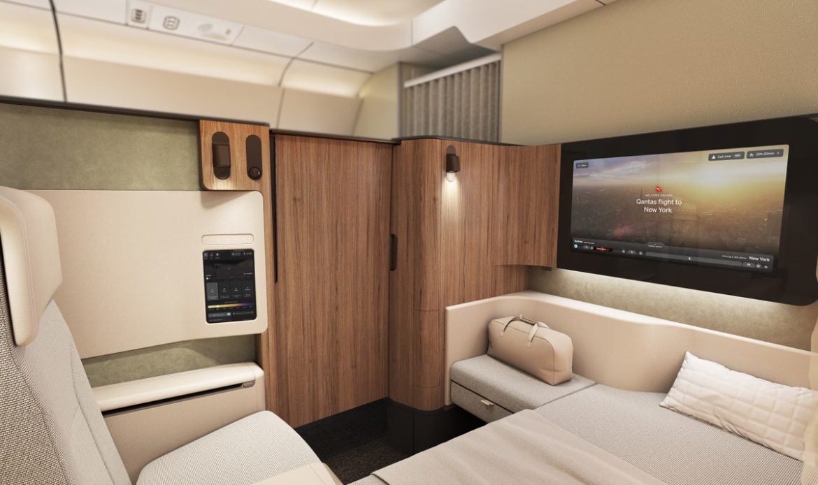 Qantas revela nuevos detalles de la experiencia a bordo para Project Sunrise